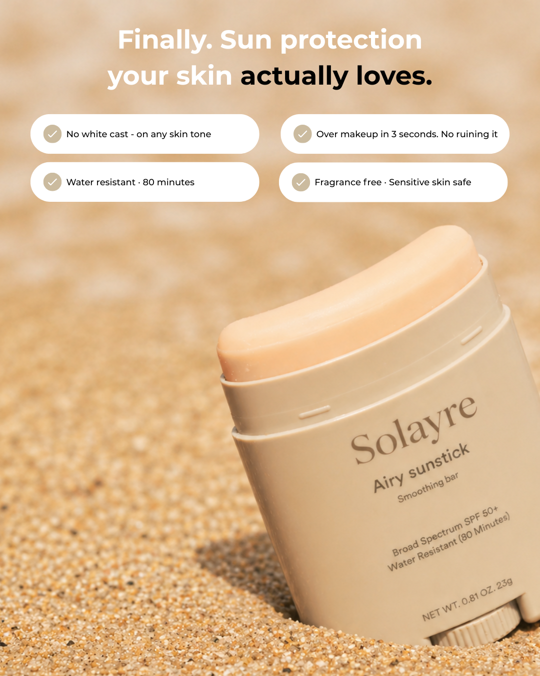 Solayre Collagen Sunstick Protection Bar